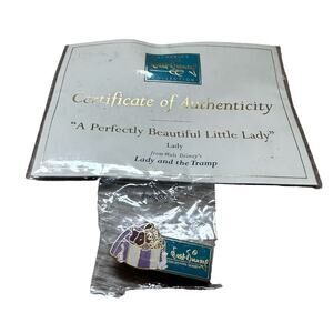 Vintage Disney|Lady & The Tramp|Perfectly Beautiful|Letter & Pin‎